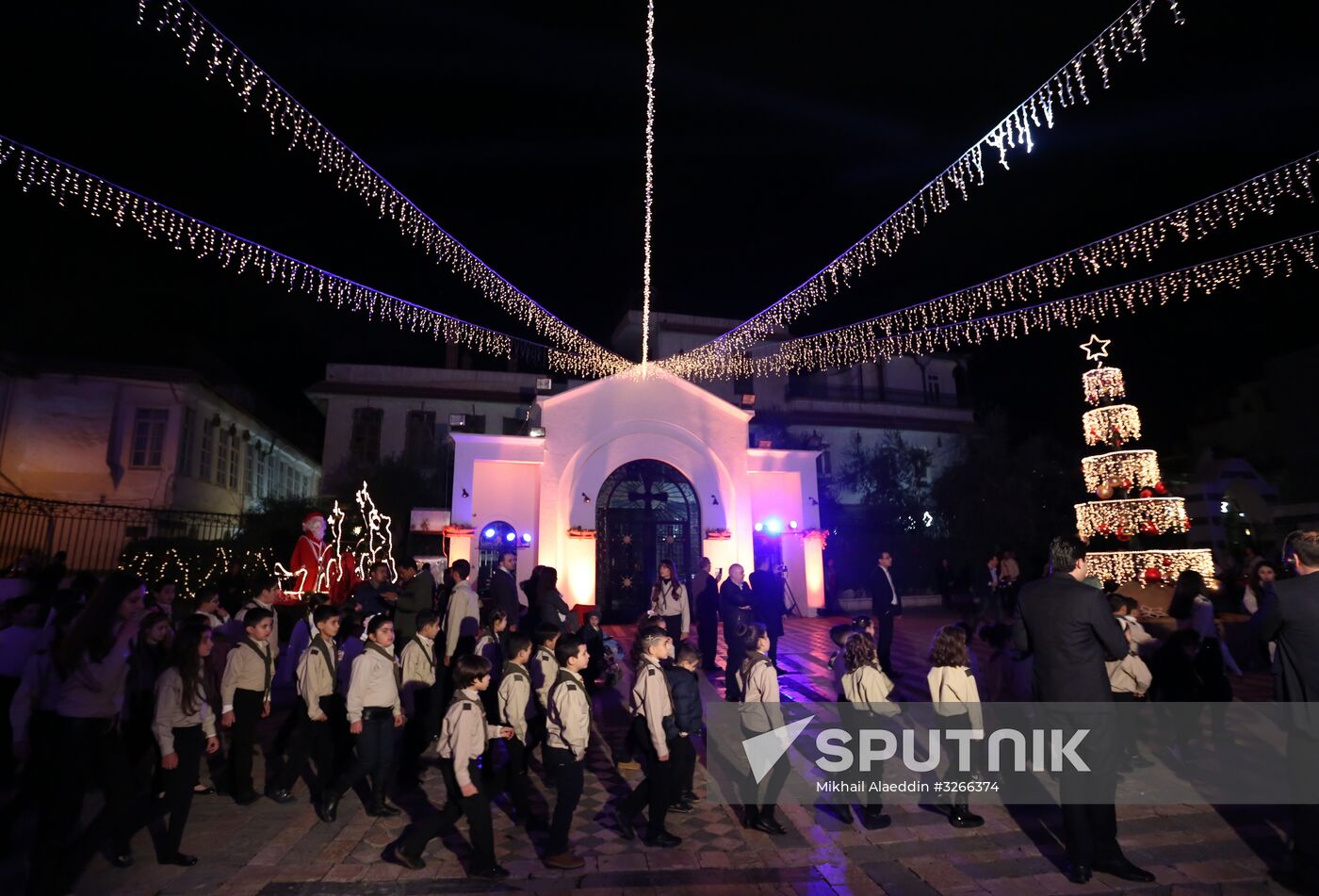 Christmas celebrated in Syria