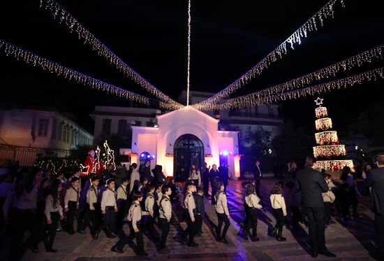 Christmas celebrated in Syria