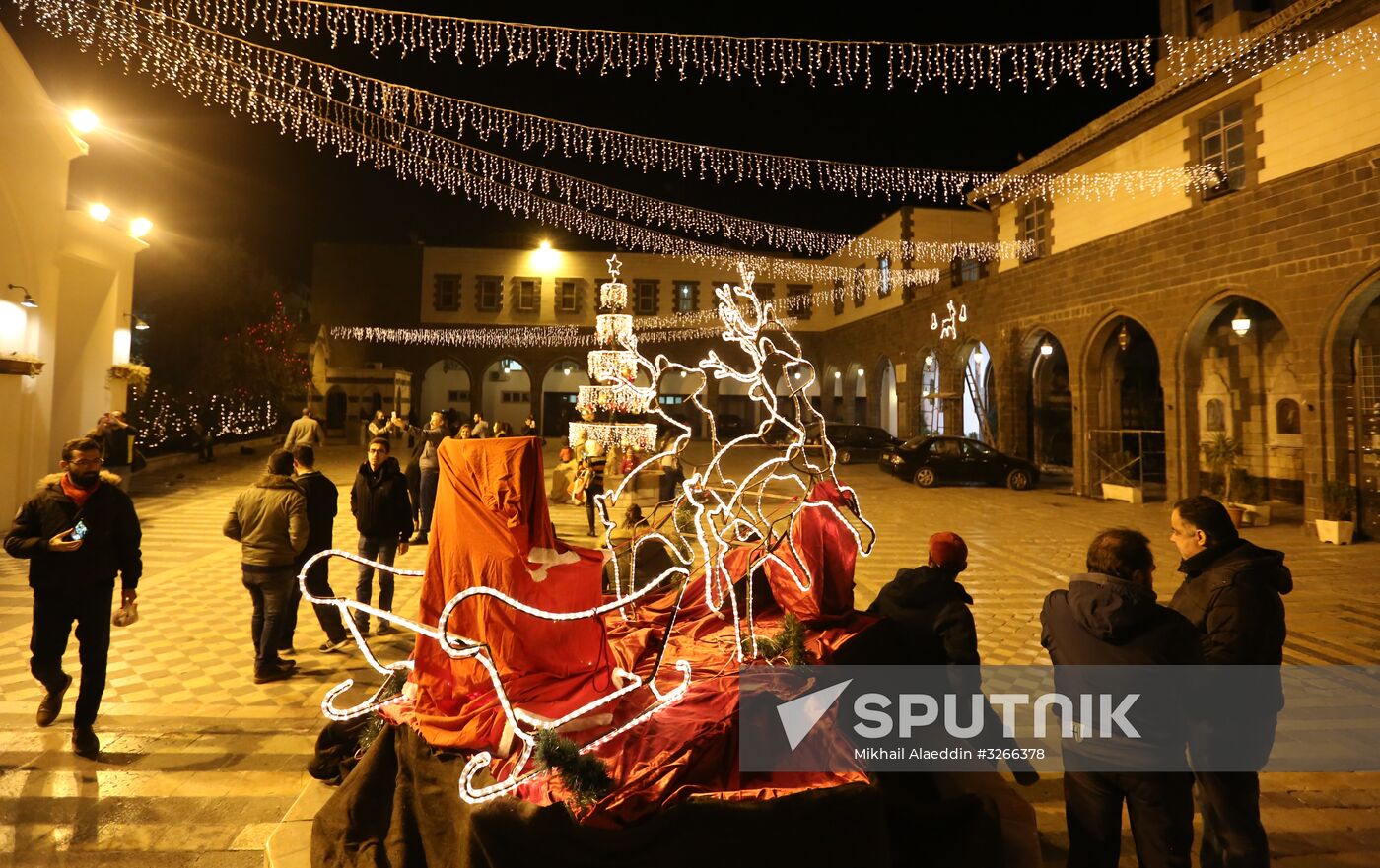 Christmas celebrated in Syria