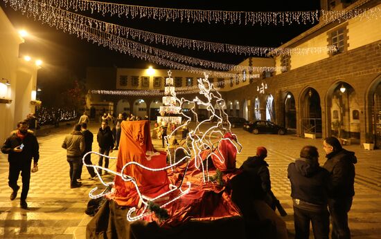 Christmas celebrated in Syria