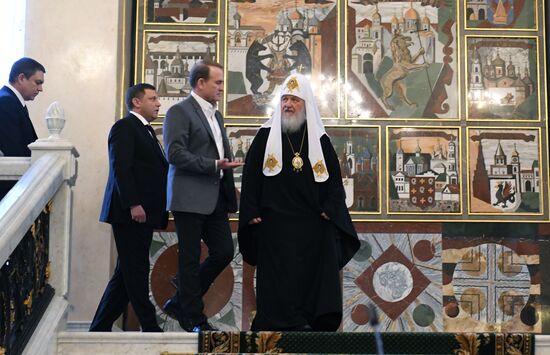 Patriarch Kirill holds meeting on POW exchange in Donbass