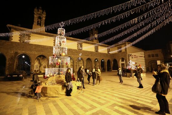 Christmas celebrated in Syria