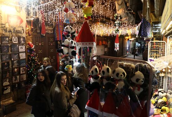 Christmas celebrated in Syria