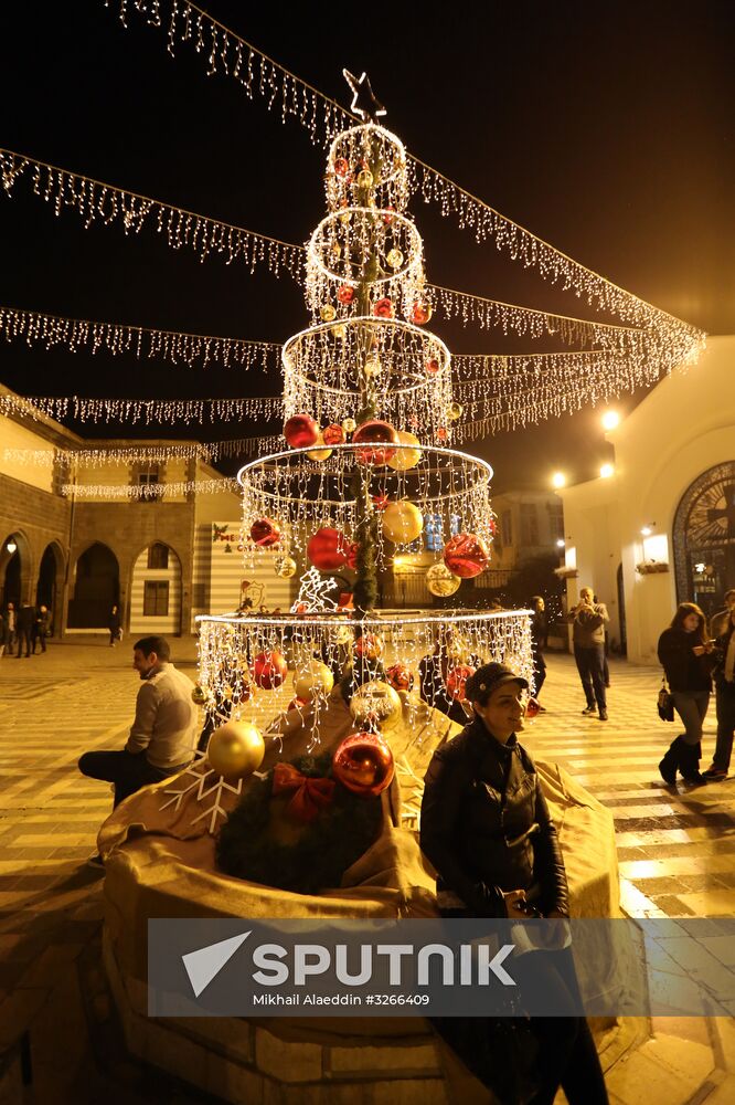 Christmas celebrated in Syria
