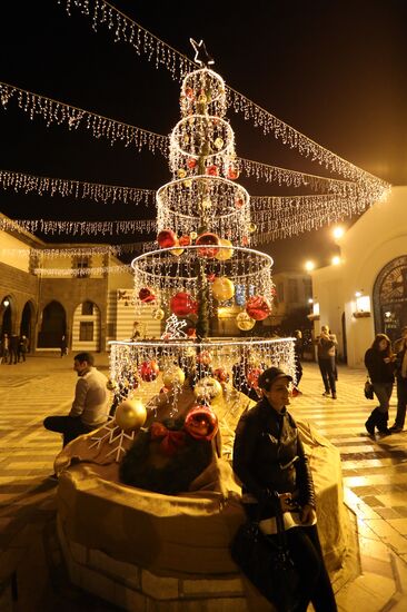 Christmas celebrated in Syria