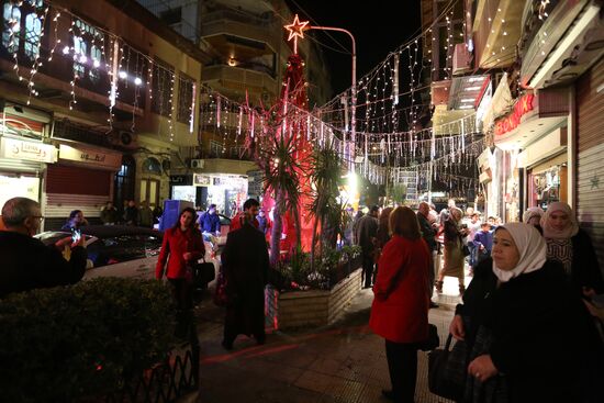 Christmas celebrated in Syria