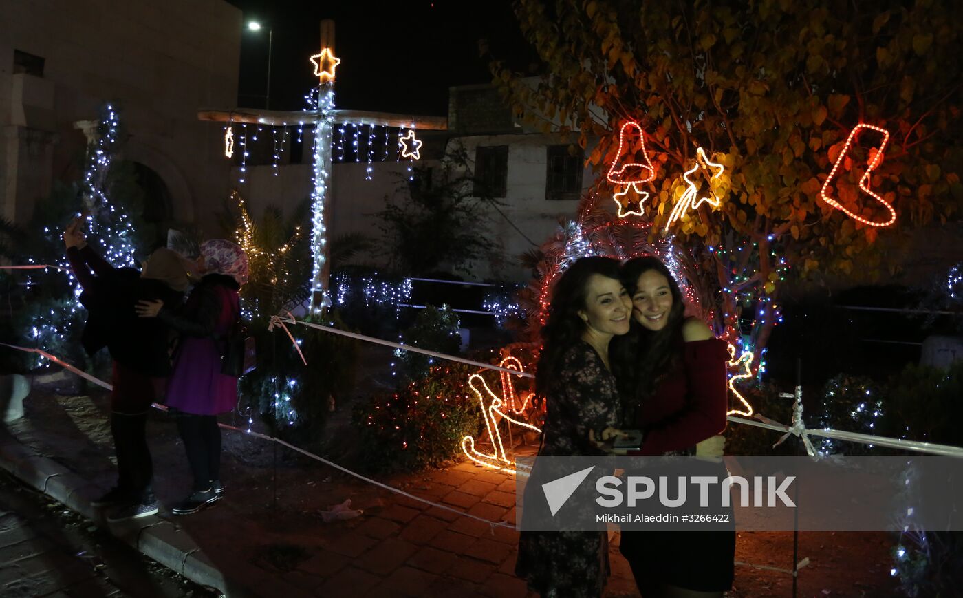 Christmas celebrated in Syria