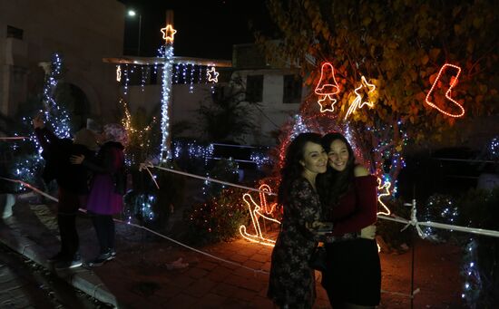 Christmas celebrated in Syria