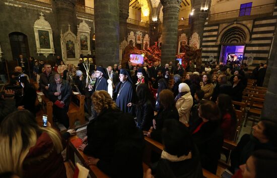 Christmas celebrated in Syria