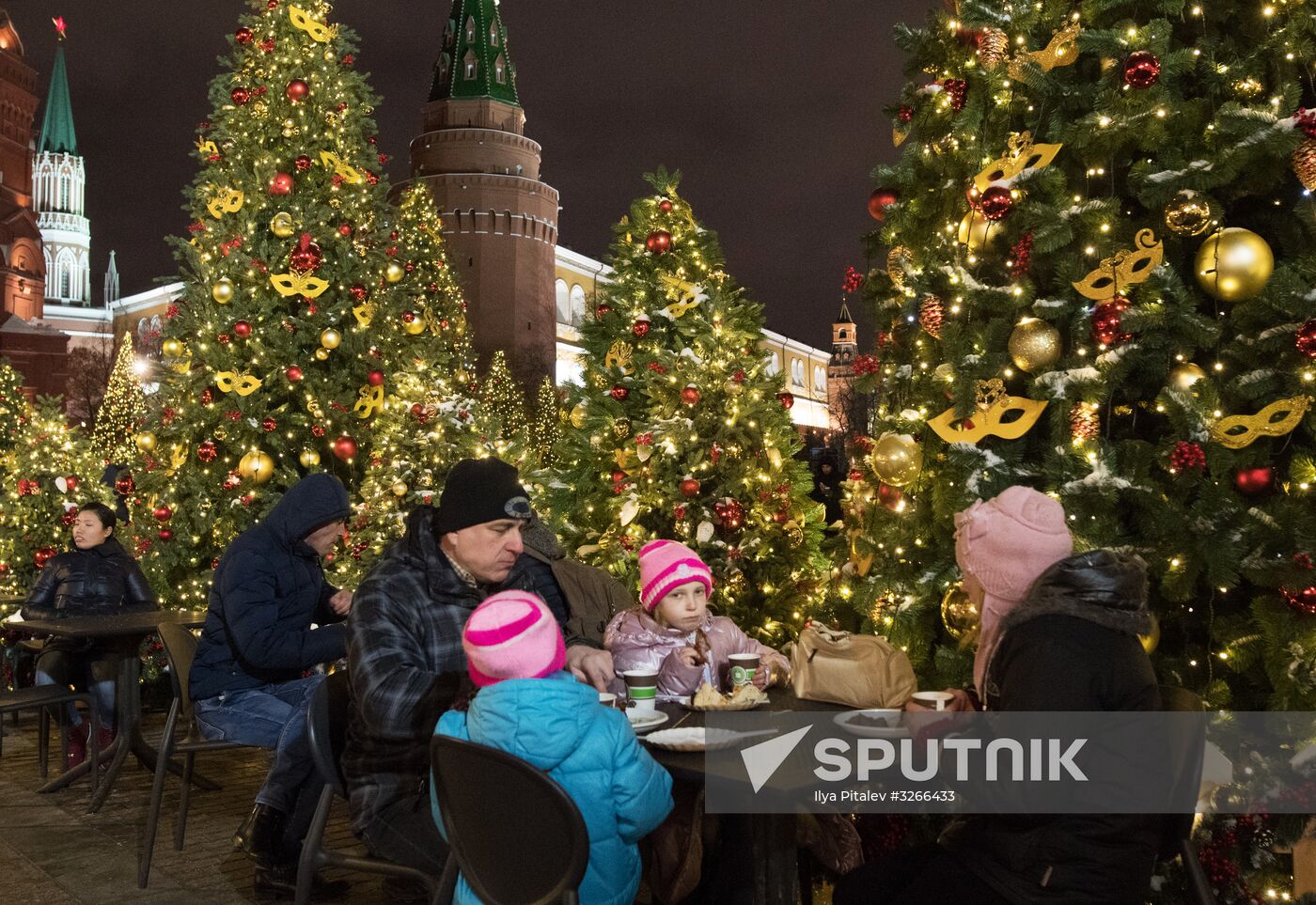 Moscow on New Year eve