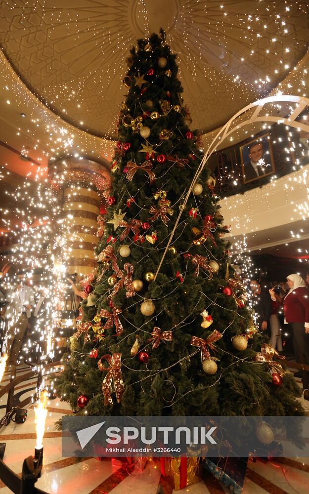 Christmas celebrated in Syria