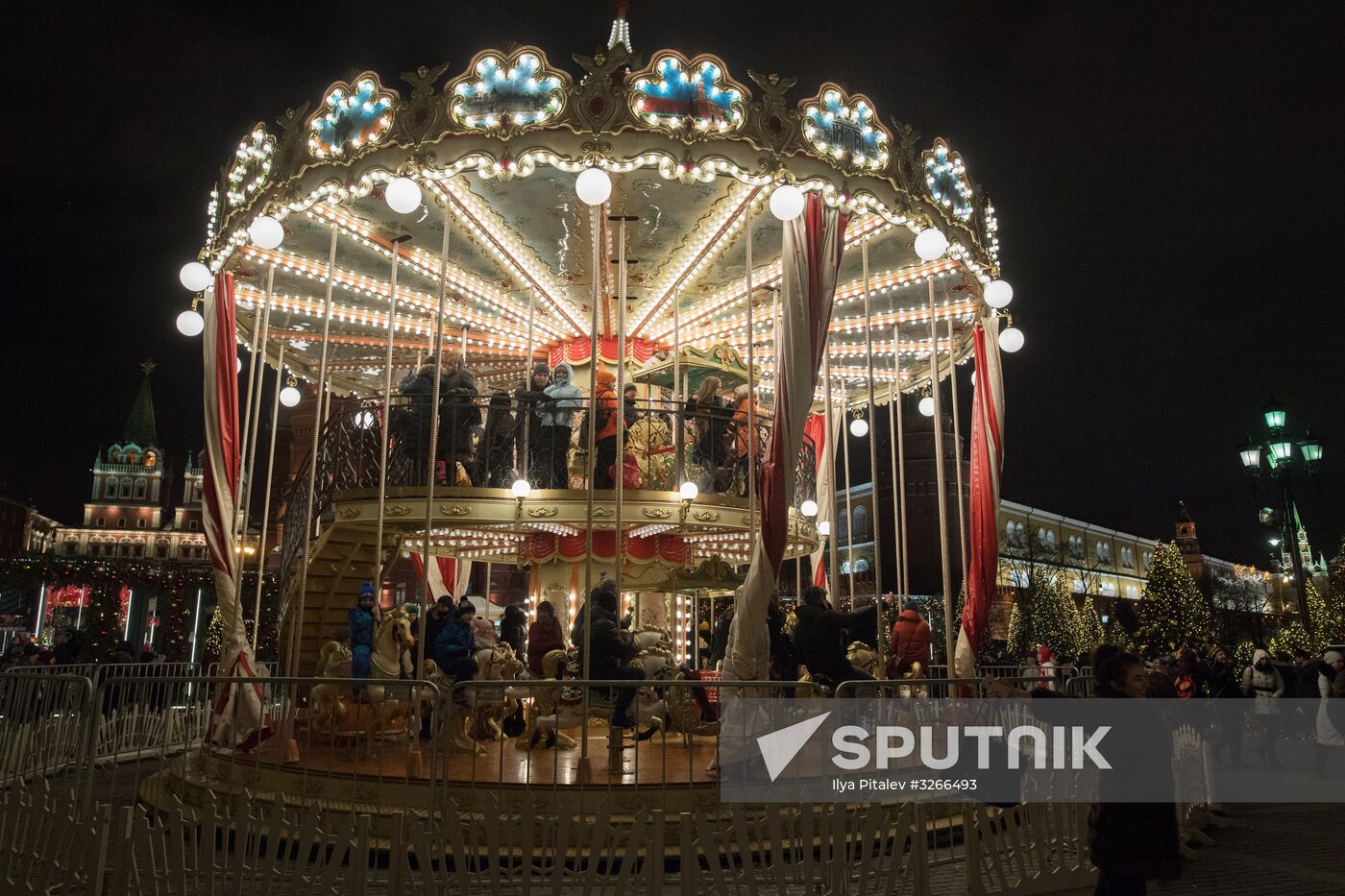 Moscow on New Year eve