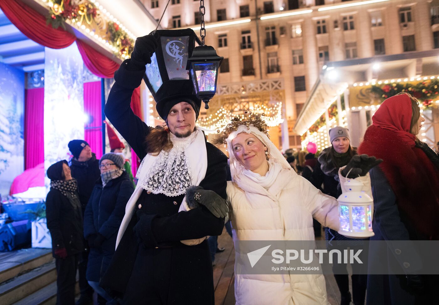 Moscow on New Year eve