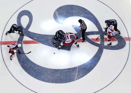Ice hockey. Kontinental Hockey League. Dynamo vs. CSKA