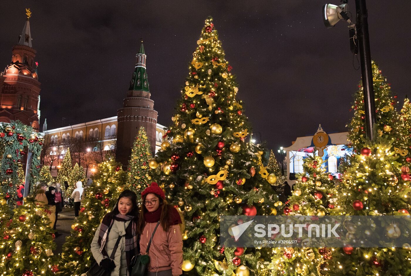 Moscow on New Year eve