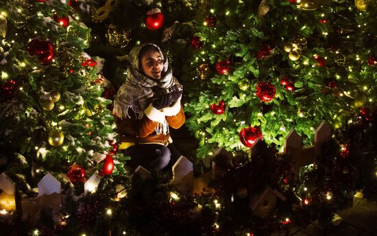 Moscow on New Year eve