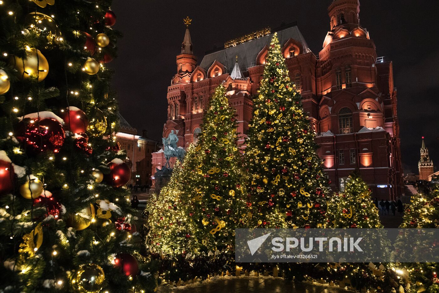 Moscow on New Year eve