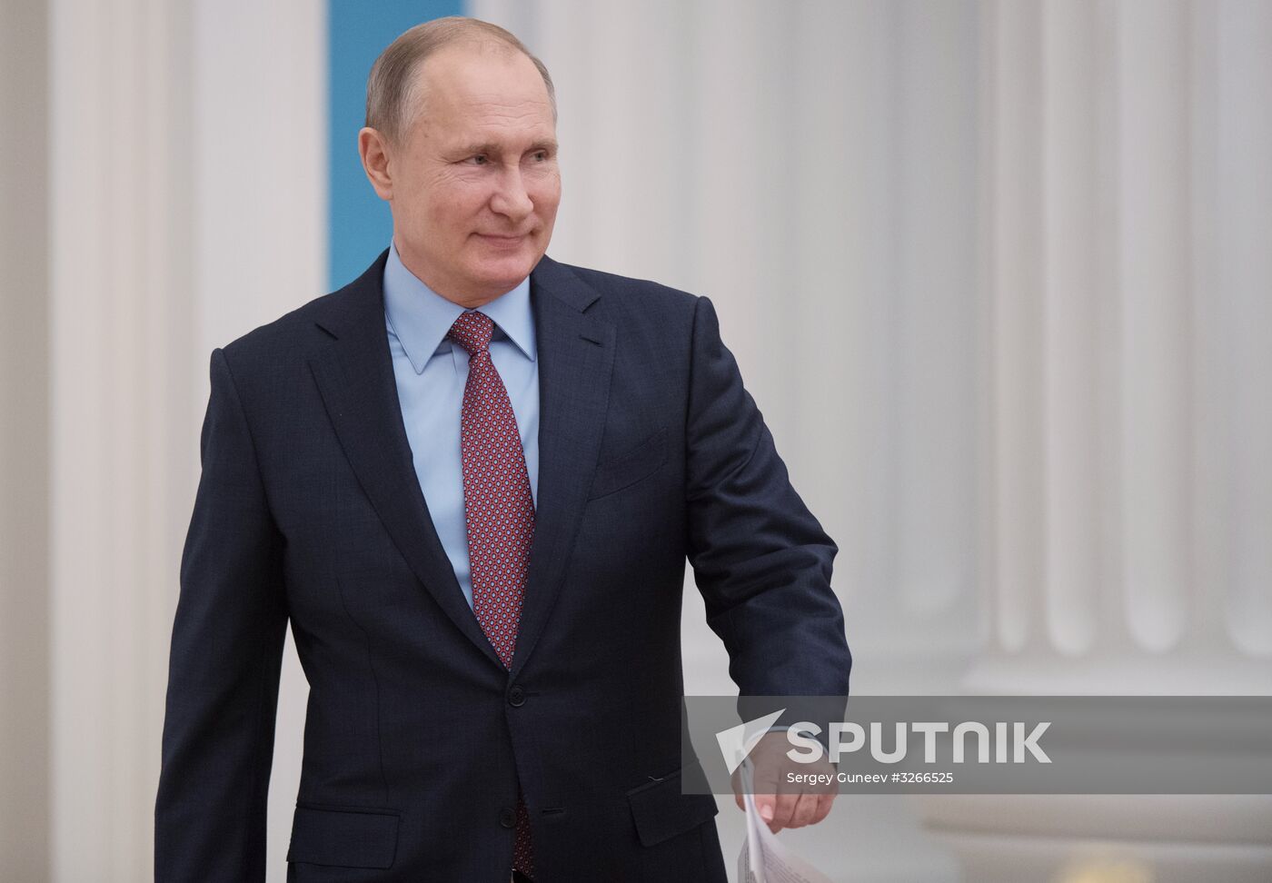 President Vladimir Putin meets with leadership of Federal Assembly's chambers
