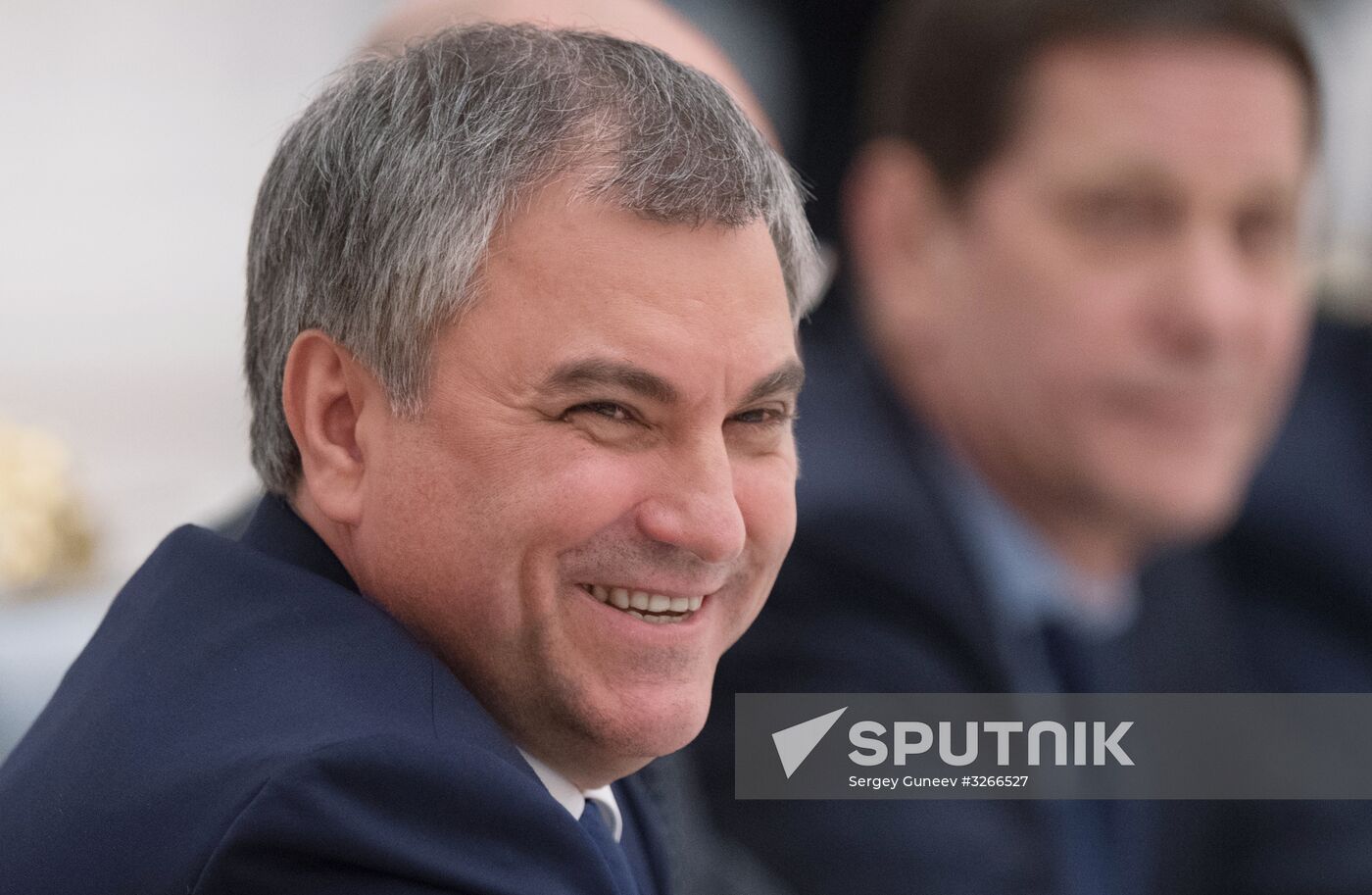 President Vladimir Putin meets with leadership of Federal Assembly's chambers