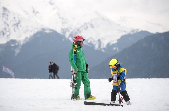 Roza Khutor year-round resort in Krasnaya Polyana