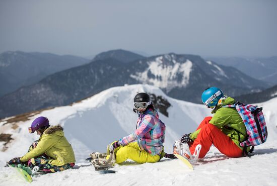 Rosa Khutor year-round ski resort in Krasnaya Polyana