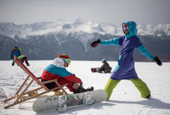 Rosa Khutor year-round ski resort in Krasnaya Polyana