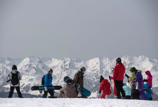 Rosa Khutor year-round ski resort in Krasnaya Polyana