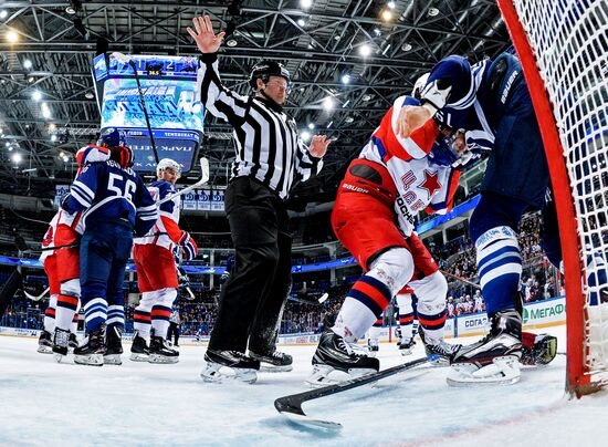 Ice hockey. Kontinental Hockey League. Dynamo vs. CSKA