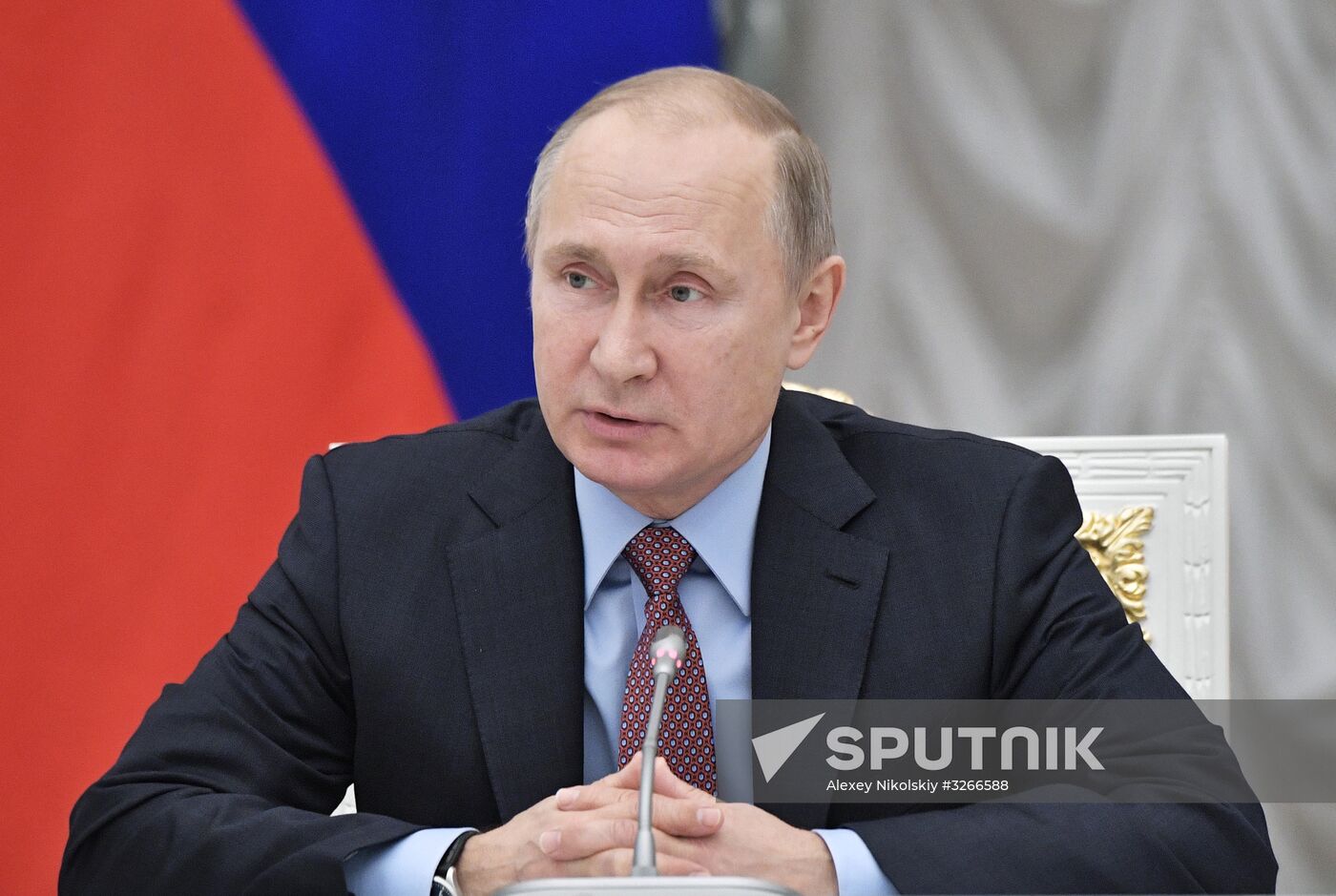President Vladimir Putin meets with leadership of Federal Assembly's chambers
