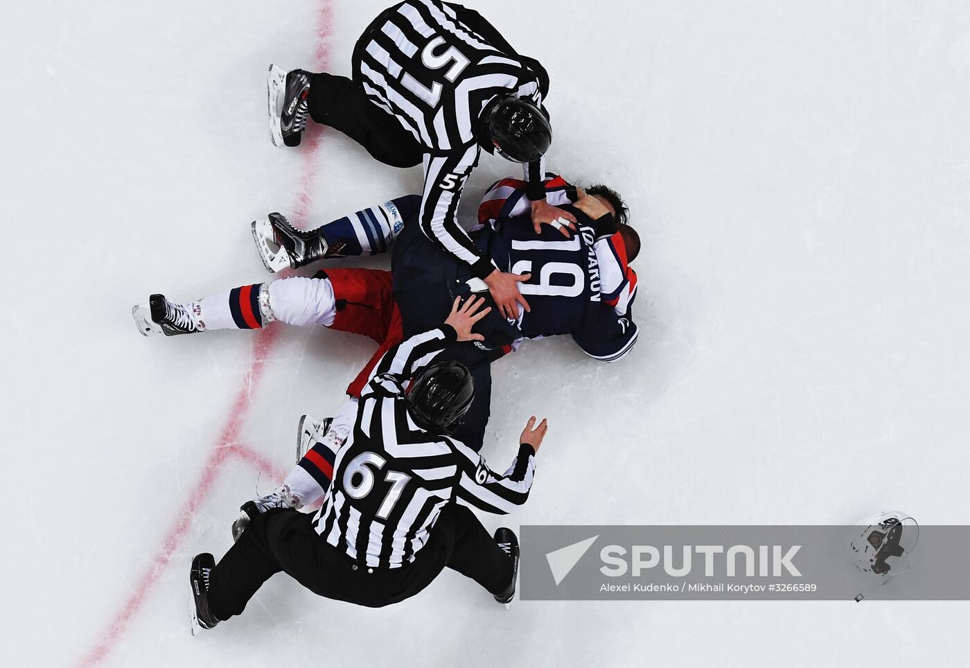 Ice hockey. Kontinental Hockey League. Dynamo vs. CSKA