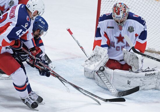 Ice hockey. Kontinental Hockey League. Dynamo vs. CSKA