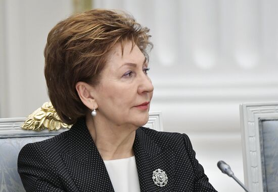 President Vladimir Putin meets with leadership of Federal Assembly's chambers