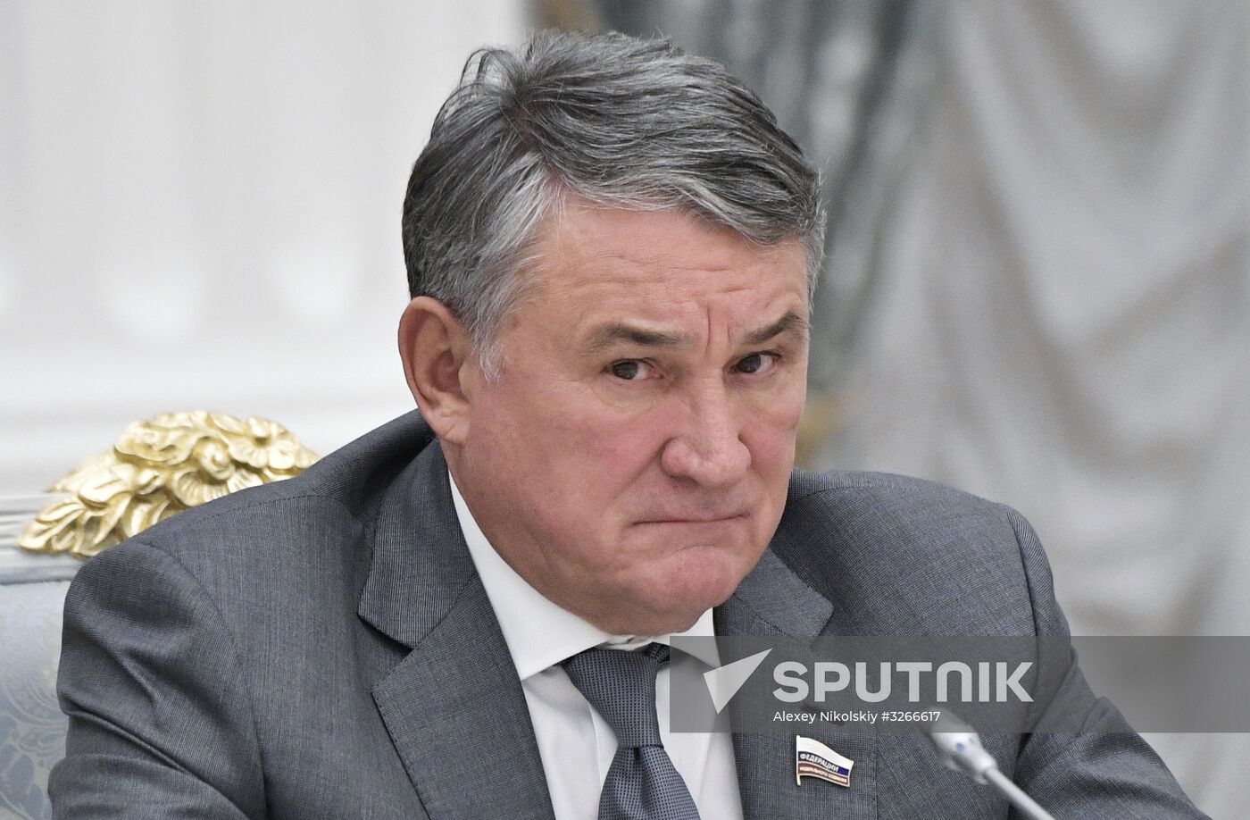 President Vladimir Putin meets with leadership of Federal Assembly's chambers