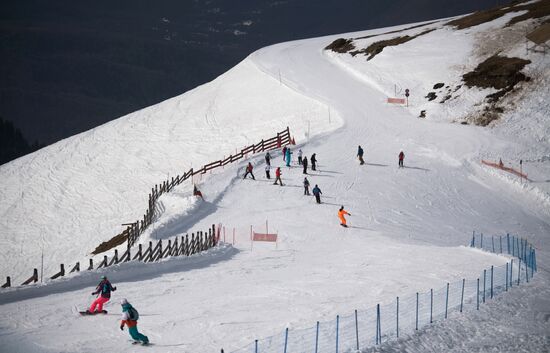 Rosa Khutor all year round alpine skiing resort