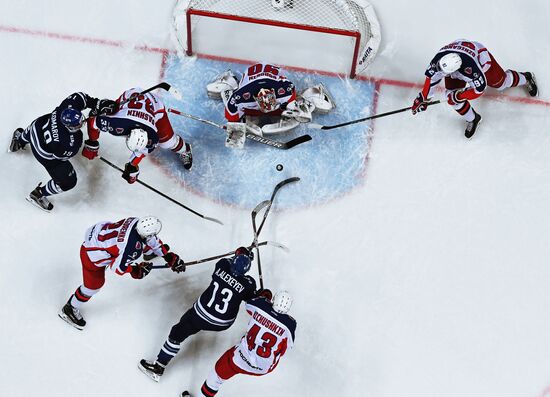 Ice hockey. Kontinental Hockey League. Dynamo vs. CSKA