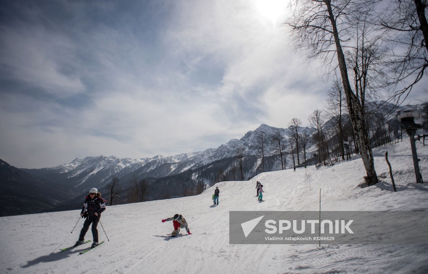 Rosa Khutor year-round ski resort in Krasnaya Polyana