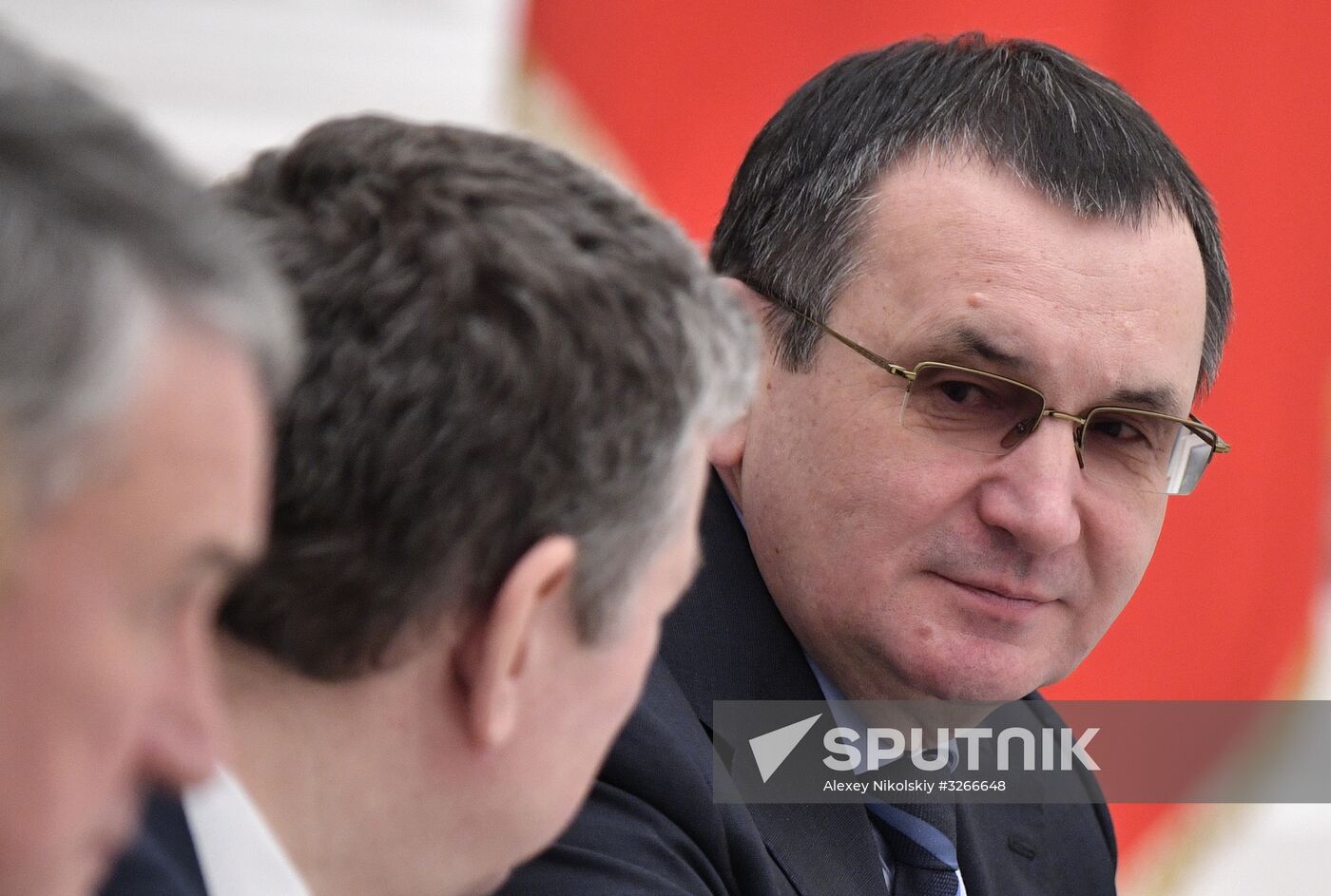 President Vladimir Putin meets with leadership of Federal Assembly's chambers
