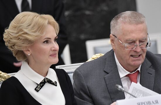 President Vladimir Putin meets with leadership of Federal Assembly's chambers