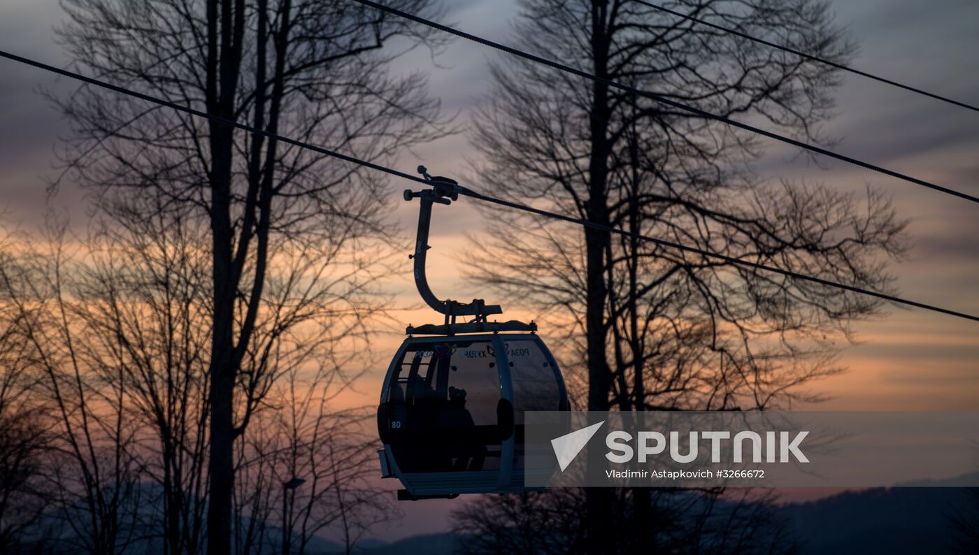 Rosa Khutor all year round alpine skiing resort