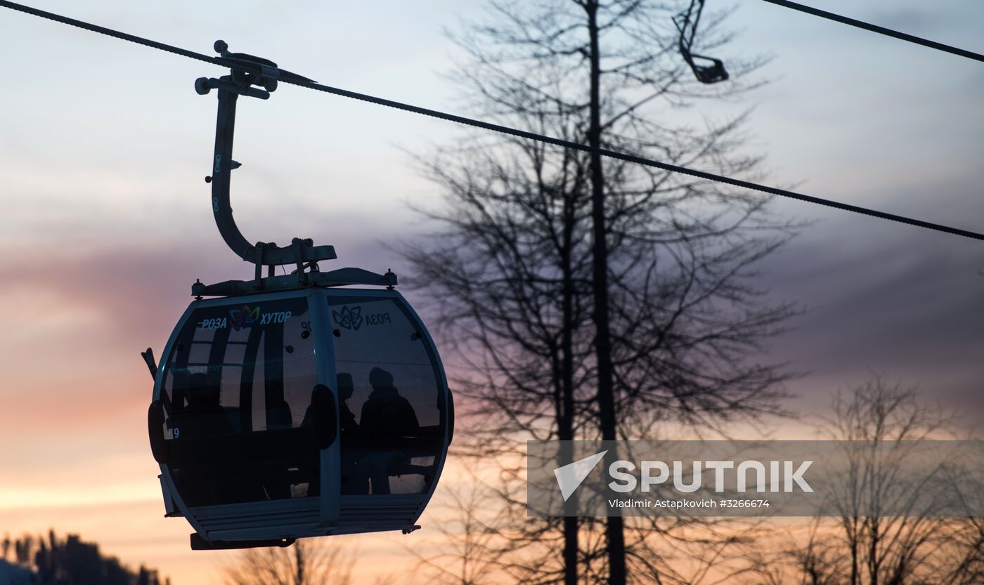 Rosa Khutor all year round alpine skiing resort