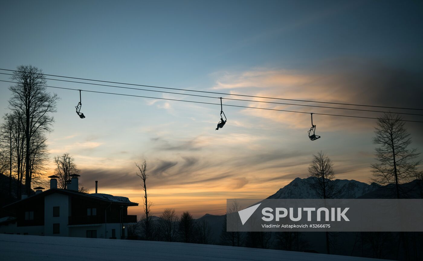 Rosa Khutor all year round alpine skiing resort