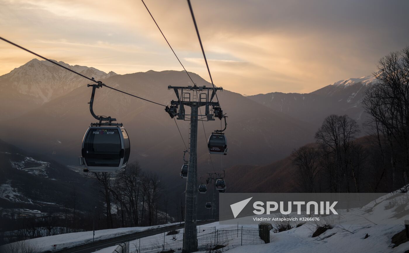 Rosa Khutor all year round alpine skiing resort