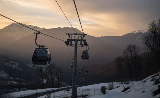 Rosa Khutor all year round alpine skiing resort