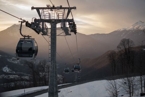 Rosa Khutor all year round alpine skiing resort
