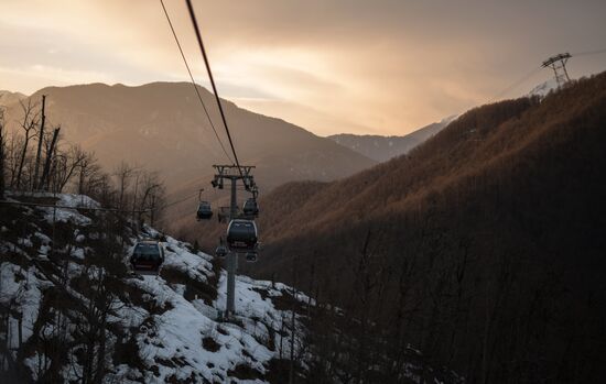 Rosa Khutor all year round alpine skiing resort