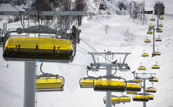 Rosa Khutor all year round alpine skiing resort