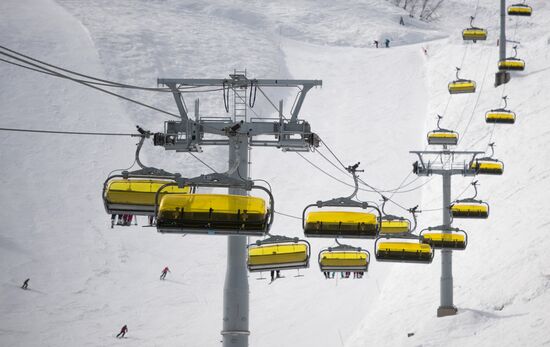 Rosa Khutor all year round alpine skiing resort