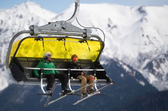 Rosa Khutor year-round ski resort in Krasnaya Polyana