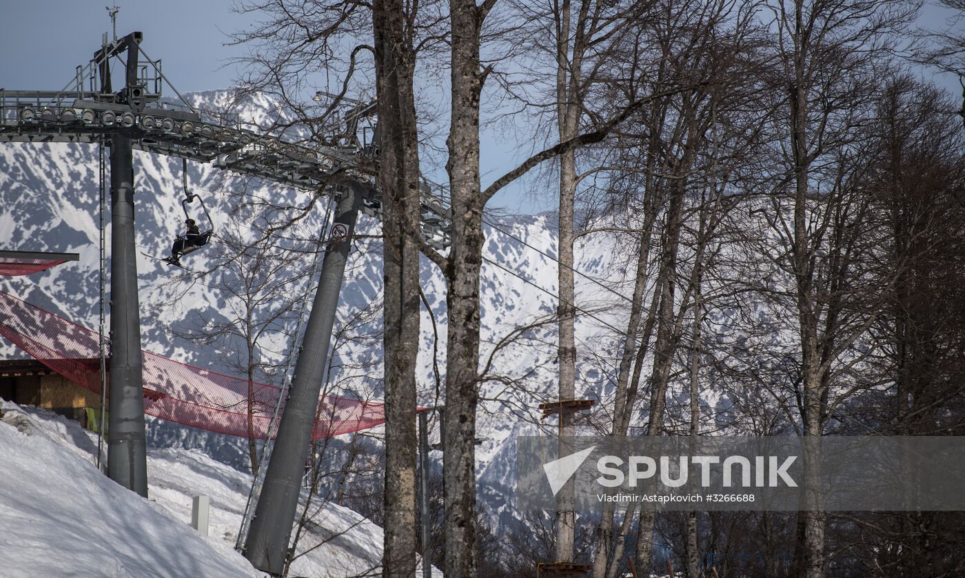 Rosa Khutor all year round alpine skiing resort