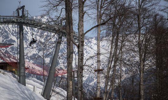Rosa Khutor all year round alpine skiing resort